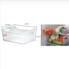 CAJA DE ALMACENAMIENTO DE PLASTICO TRANSPARENTE