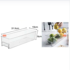 CAJA DE ALMACENAMIENTO DE PLASTICO TRANSPARENTE