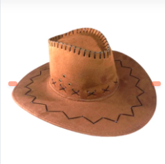 SOMBRERO VAQUERO CAFÉ CLARO