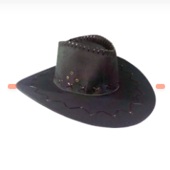 SOMBRERO VAQUERO NEGRO