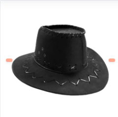 SOMBRERO VAQUERO NIÑO NEGRO