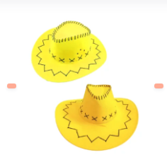 SOMBRERO VAQUERO FLUOR AMARILLO