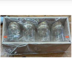 BOTELLAS DE VIDRIO CON TAPA DE CORCHO