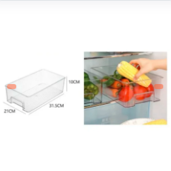 CAJA DE ALMACENAMIENTO DE PLASTICO TRANSPARENTE