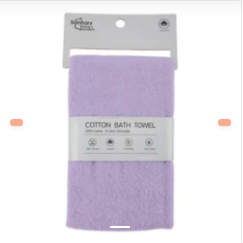 TOALLA PEQUEÑA DE COLOR MORADO CLARO