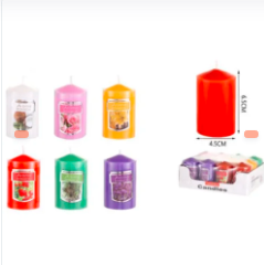 VELAS MEDIANA DE COLORES