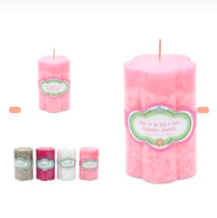 SET VELA FLOR DE CIRUELO