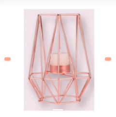 PORTA VELAS METALICO
