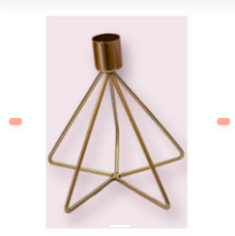 PORTA VELAS METALICO