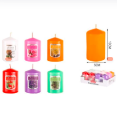 VELA LARGAS DE COLORES