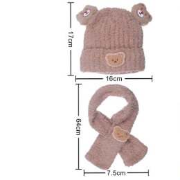 GORRO Y CUBRE  CUELLOS PARA BEBES