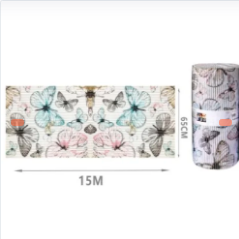 ALFOMBRA ANTIDESLIZANTE CON ESTAMPADO DE MARIPOSA PARA HACER EJERCICIO