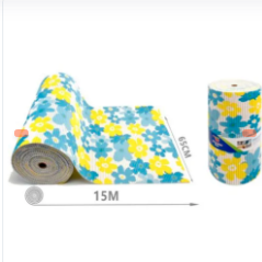 ALFOMBRA ANTIDESLIZANTE CON ESTAMPADO DE FLORES PARA HACER EJERCICIO