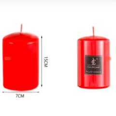 VELA LARGA ROJA