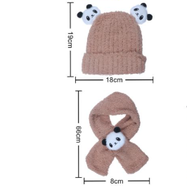 GORRO Y CUBRE  CUELLOS PARA BEBES