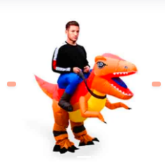 DISFRAZ INFLABLE DINO REX