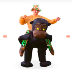 DISFRAZ INFLABLE MONO RIDE
