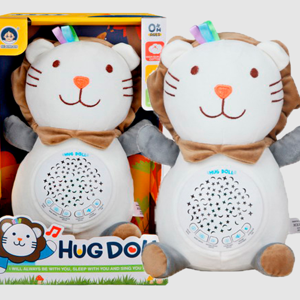 PELUCHE LEON BLANCO 