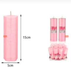 VELA EN FORMA DE FLOR LARGA AROMATICA