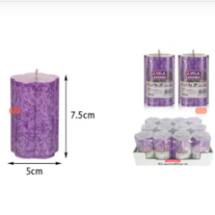 VELA EN FORMA DE FLOR PEQUEÑA AROMATICA