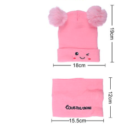 GORRO CON CUBRE CUELLO PARA NIÑOS