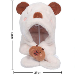 GORROS  PARA BEBE CON CUBRE CUELLOS