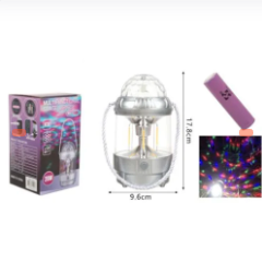 LINTERNA DE MANO CON LUCES DE COLORES