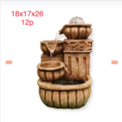 fuente de agua tarro romano
