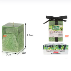 VELA CUADRADADA VERDE MEDIANA AROMATICA