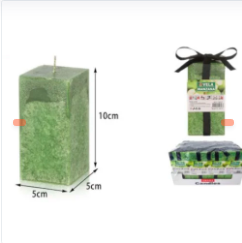 VELA CUADRADA VERDE AROMATICA