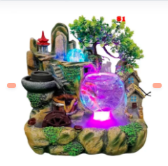 Fuente de agua templo
