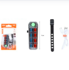 LUZ TRASERA PARA BICICLETA RECARGABLE