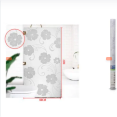 PAPEL ADHESIVO PARA CRISTALES CON ESTAMPADO TRANSPARENTE
