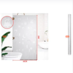 PAPEL ADHESIVO PARA CRISTALES CON ESTAMPADO TRANSPARENTE