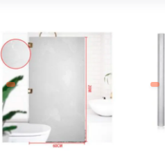 PAPEL ADHESIVO PARA CRISTALES ESTAMPADO TRANSPARENTE