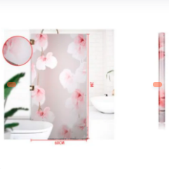 PAPEL ADHESIVO PARA CRISTALES ESTAMPAA DE COLORES