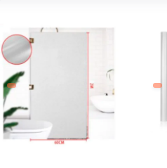 PAPEL ADHESIVO PARA CRISTALES TRANSPARENTES
