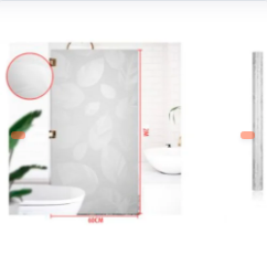 PAPEL ADHESIVO PARA CRISTALES CON ESTAMPADO TRANSPARENTE