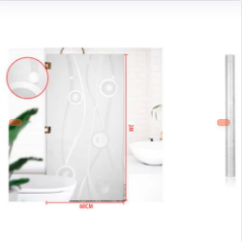 PAPEL ADHESIVOPARA CRISTALES CON ESTAMPADO TRANSPARENTE