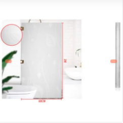 PAPEL ADHESIVO PARA CRISTAL CON ESTAMPADO TRANSPARENTE