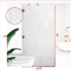 ADHESIVO PARA CRISTAL CON ESTAMPADO DE CUADROS
