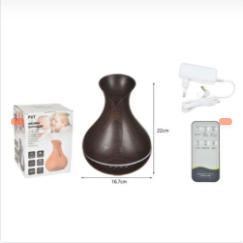 HUMIDIFICADOR DE MADERA CON CONTROL REMOTO