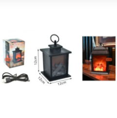 LAMPARA LED EN FORMA DE CHIMENEA