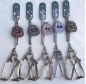 CONJUNTO DE ARNES PARA MASCOTAS 1.0 CM
