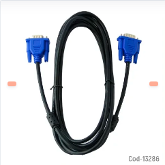 Cable VGA 3 Metros, Doble Filtro