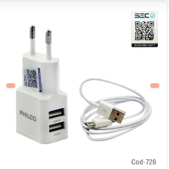 CARGADOR DOBLE USB   