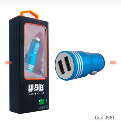 CARGADOR DE 12VOLT, 2 USB