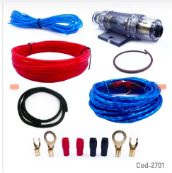 KIT CABLES AMPLIFICACION, MARCA DEZZER 