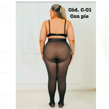PANTY EFECTO PIEL EXTRALINDA CON PIE 