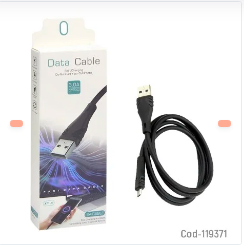 Cable USB Micro 5Pin 3.0A Fast Charge & Data, 1 Metro.